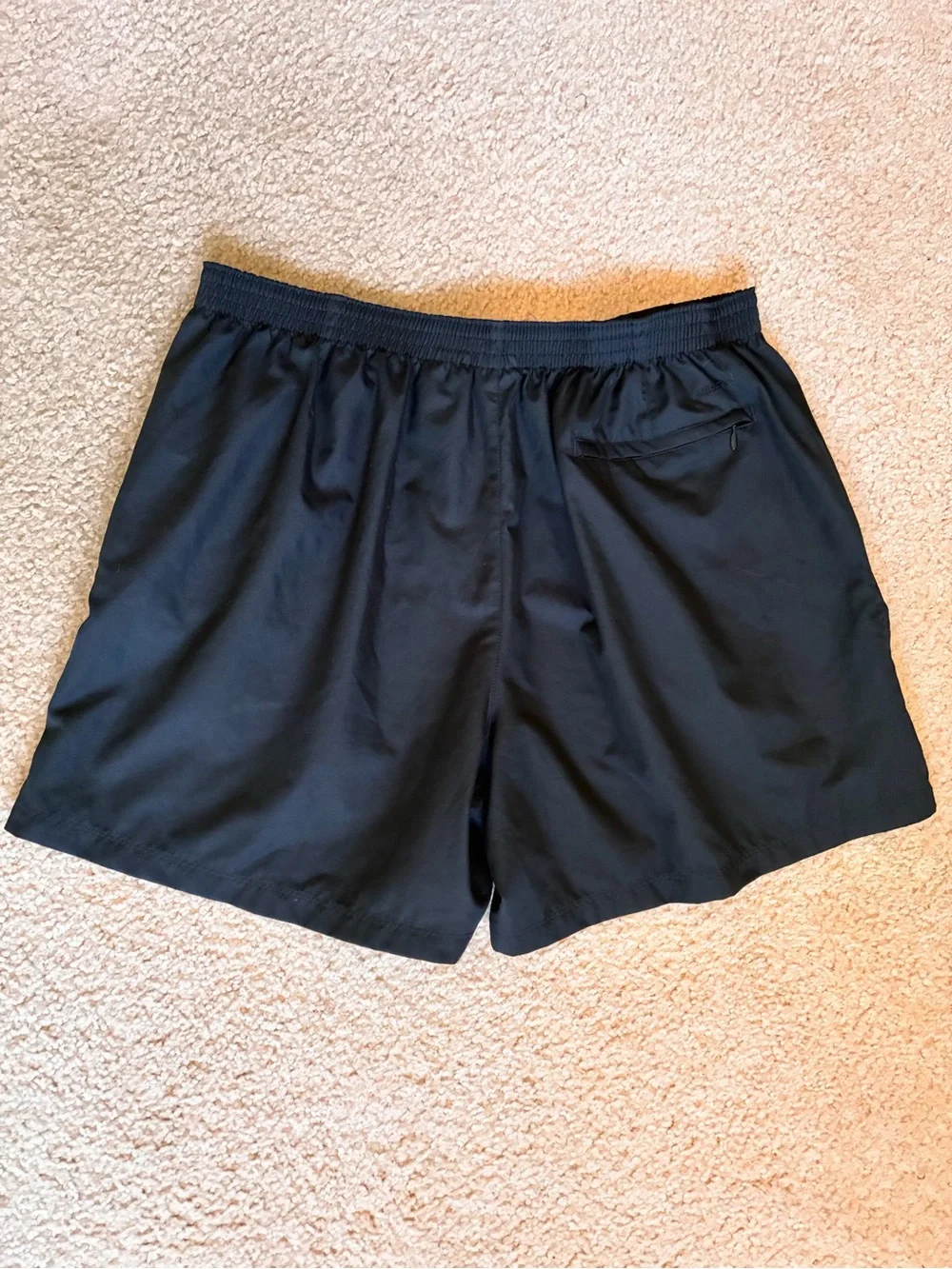 Vintage Nike Challenge Court Tennis Shorts XL Black Embr Swoosh & Pocket Logo
